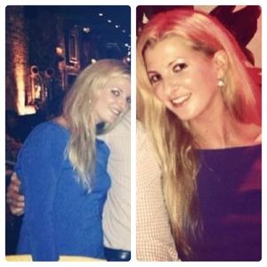 Alice + Olivia cobalt size 6 scoop back dress